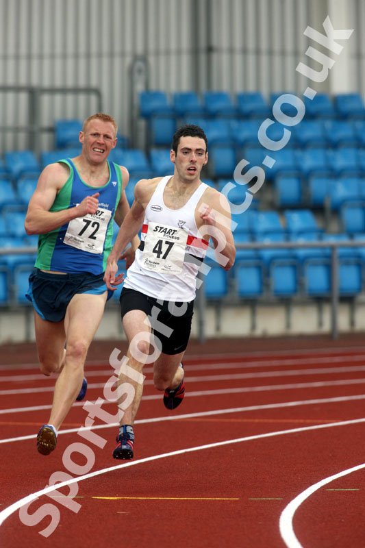 Harry Doran (Liverpool Pembroke & Sefton AC), senior 400 metres, Northern Championships, Sport City Manchester